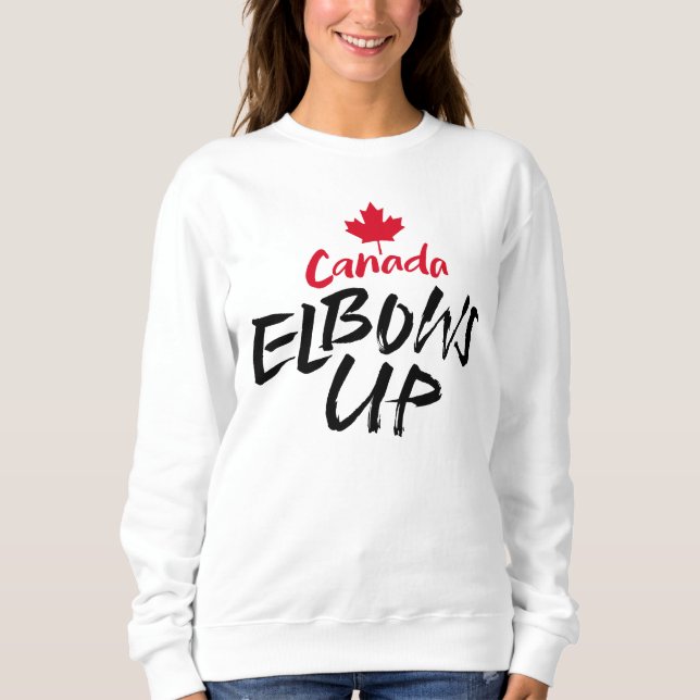 Sweatshirt CANADA Elbows Up red maple n'est pas en vente aux  (Devant)