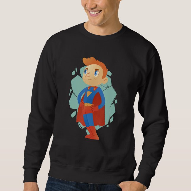 Sweatshirt Canada ici nous allons l'orignal (Devant)
