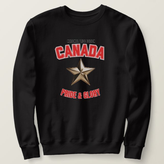 Sweatshirt Canada National Pride Sweat-shirt pour hommes (Design devant)