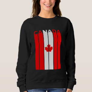 Sweatshirt Canada T Chemise Vintage Canada Drapeau Le drapeau