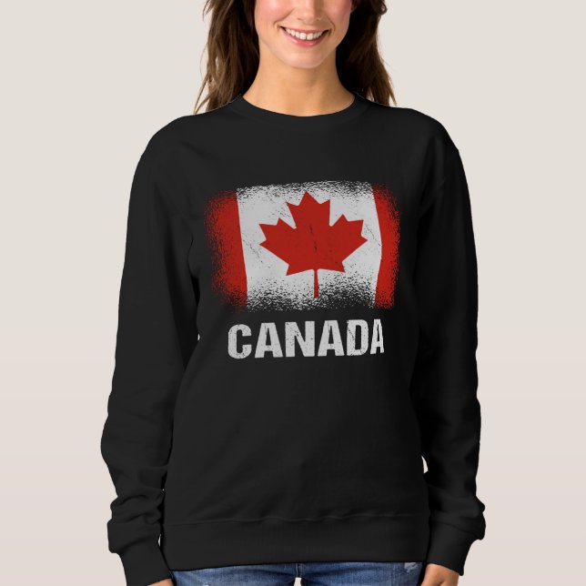 Sweatshirt Canadian Flag Canada (Devant)
