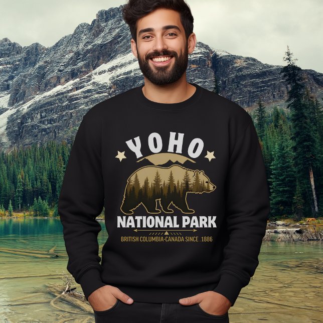 Sweatshirt Canadian Wilderness Bear – Yoho National Park  (Créateur téléchargé)