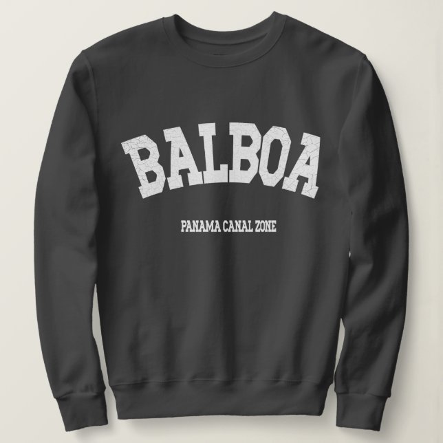 Sweatshirt Canal de Panama Zone : Balboa (Design devant)