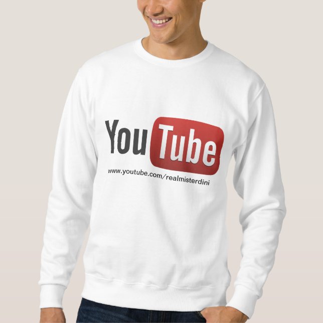 Sweatshirt canal de youtube de misterdini (Devant)