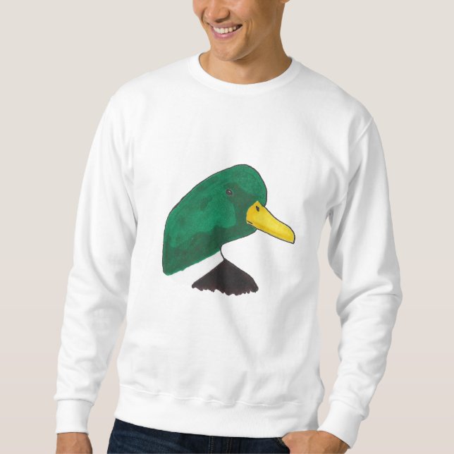 Sweatshirt Canard artificiel Mallard Bird (Devant)