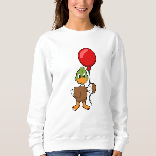 Sweatshirt Canard avec ballon (Devant)