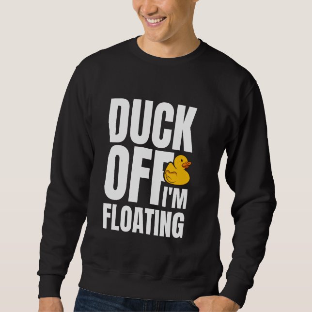 Sweatshirt Canard Hors Im Flottant Caoutchouc Canard Bain Can (Devant)