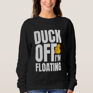 Sweatshirt Canard Hors Im Flottant Caoutchouc Canard Bain Can