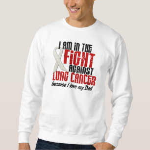 Sweatshirt Cancer de poumon DANS le papa du COMBAT 1