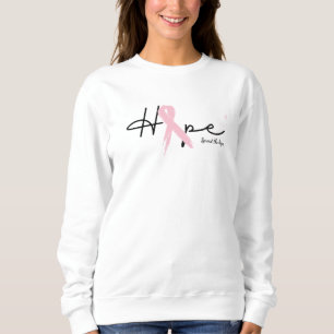 Sweatshirt Cancer du sein de l'espoir minimal