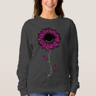 Sweatshirt Cancer du sein de marguerite…