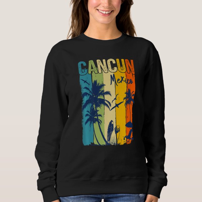 Sweatshirt Cancun Mexico Family Vacation Matching Group Premi (Devant)