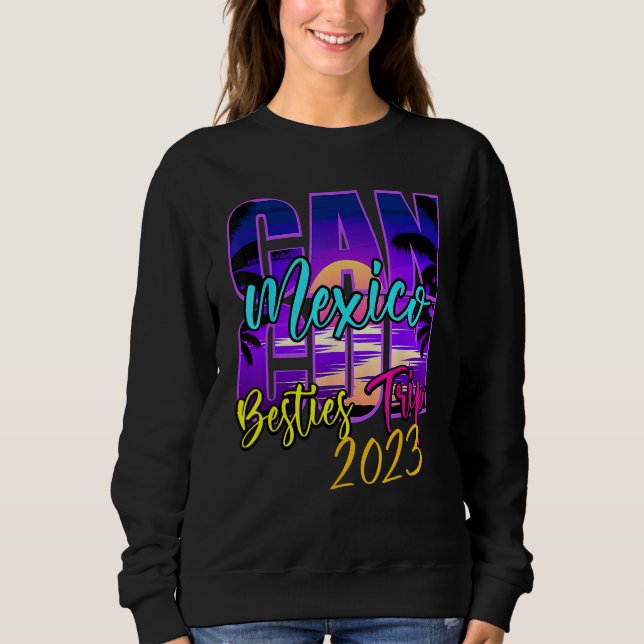 Sweatshirt Cancun Mexico Outfits Family Vacation Souvenir Bes (Devant)