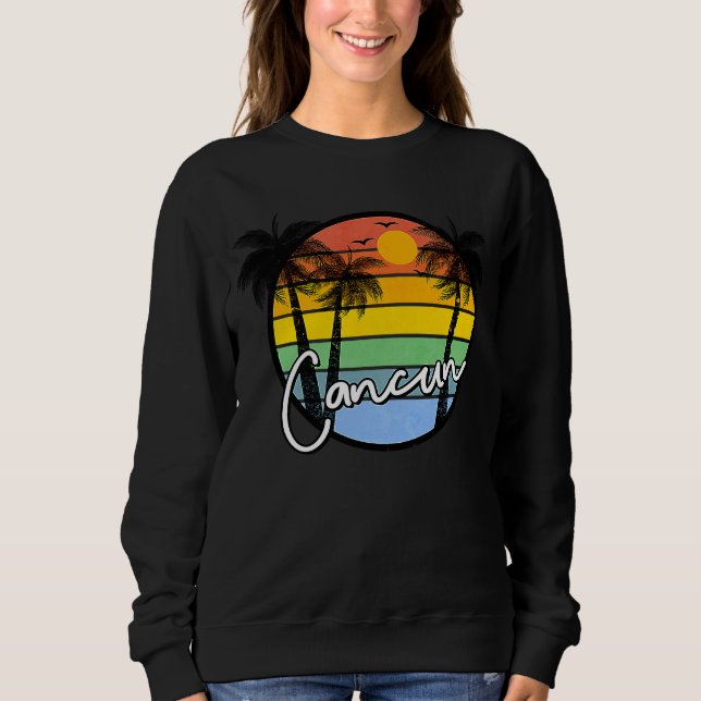 Sweatshirt Cancun Mexique Spring Break 2023 (Devant)