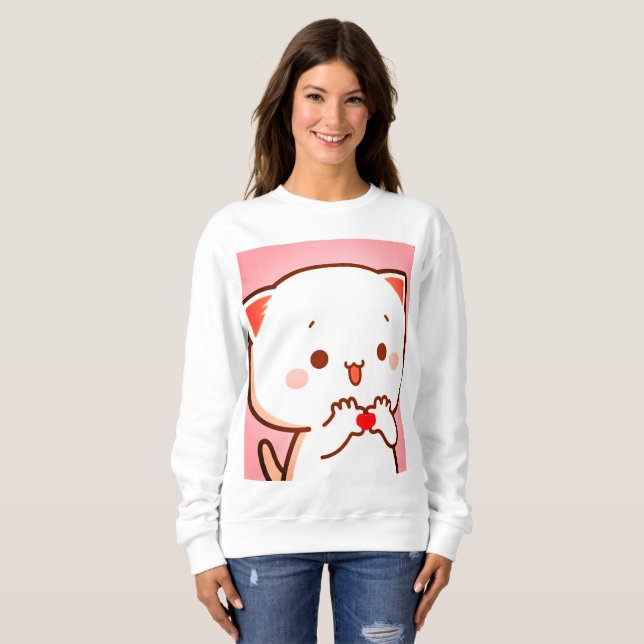 Sweatshirt Candy Rose Girls Hot Meilleur hiver (Devant entier)