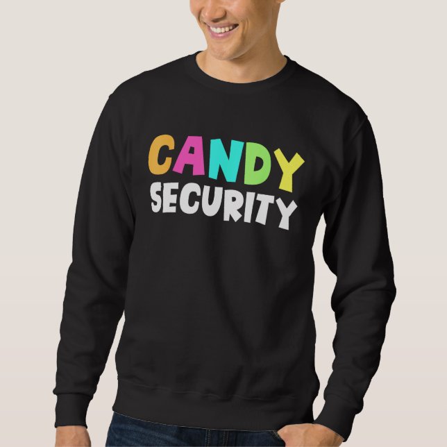 Sweatshirt Candy Security Halloween Costume 1 (Devant)