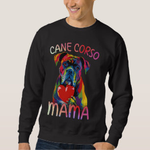 Sweatshirt Cane Corso Amateurs Mama Couleur Pop Art Femmes Ca