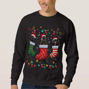 Sweatshirt Cane Corso Chaussettes de Noël Funny Pyjama Xmas C