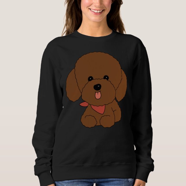 Sweatshirt caniche T- (Devant)