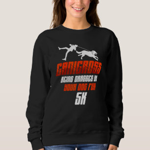 Sweatshirt Canicross En Train D'Être Dragué Pour 5 000 Chiens
