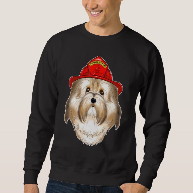 Sweatshirt Canine Handler I Fireman Chien I Pompier Havanes (Devant)