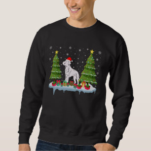 Sweatshirt Canne Corso Chien Xmas Arbre Éclairage Hommes Femm