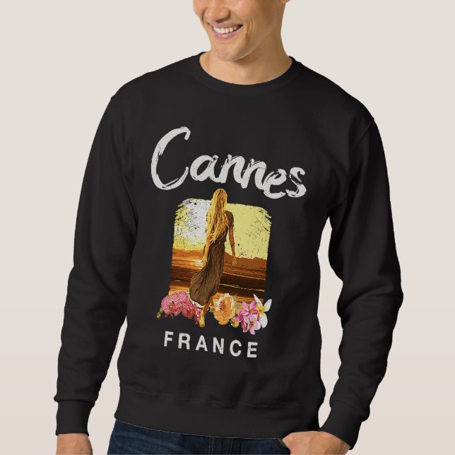 Sweatshirt Cannes France Vintage (Devant)