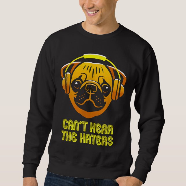 Sweatshirt Cant Hear Casques Carlin classique T-Shir casques (Devant)