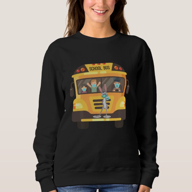 Sweatshirt Cant Masquer Mon Amour Pour Les Étudiants Bus Driv (Devant)