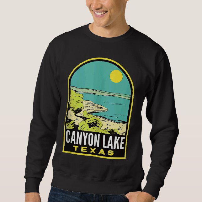 Sweatshirt Canyon Lake Texas Vintage Travel Tank Top (Devant)