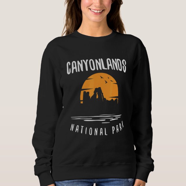 Sweatshirt Canyonland National Park Hiking Vacation 9 (Devant)