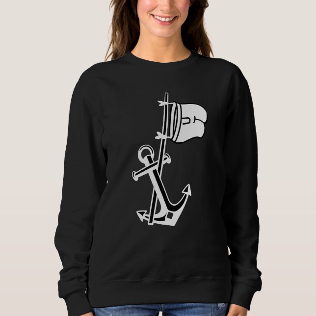 Sweatshirt Capacité Ancrage du bateau Capitaine (Devant)