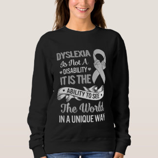 Sweatshirt Capacité de sensibilisation à la dyslexie Voir Mon