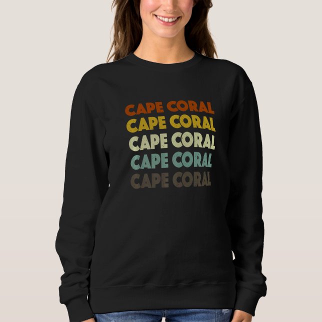 Sweatshirt Cape Coral Floride Américaine Fl Usa Maison Reste (Devant)
