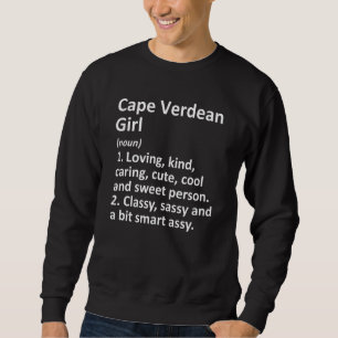 Sweatshirt CAPE VERDEAN FILLE CAPE VERDE Don Funny Pays Ho