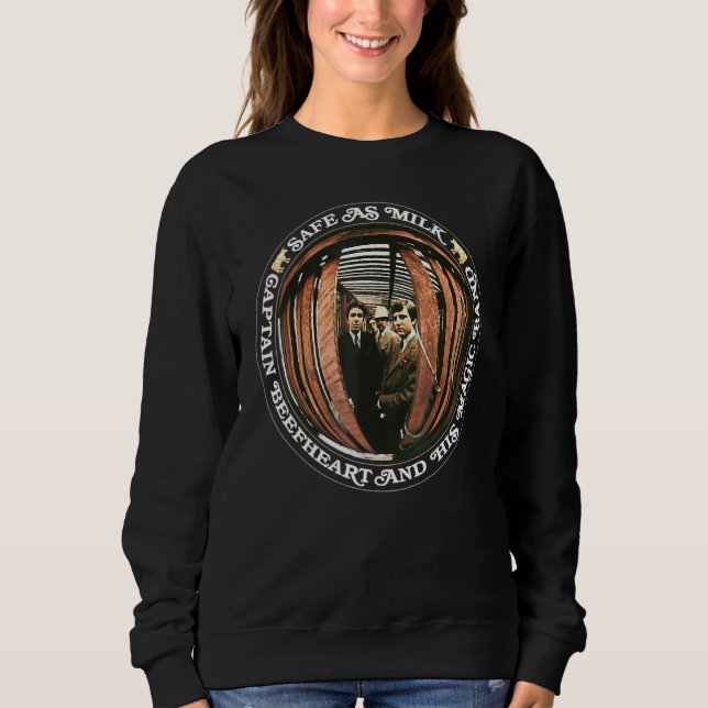 Sweatshirt Capitaine Beefheart en sécurité comme lait (Devant)