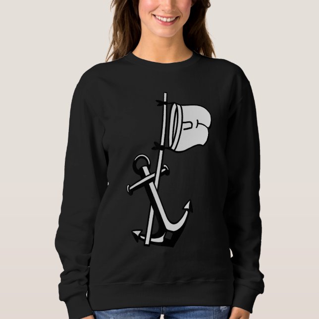 Sweatshirt Capitaine Boat Ancre Capitaine (Devant)