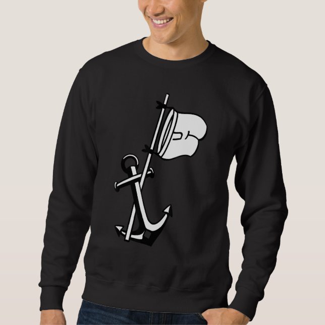 Sweatshirt Capitaine Boat Ancre Capitaine (Devant)