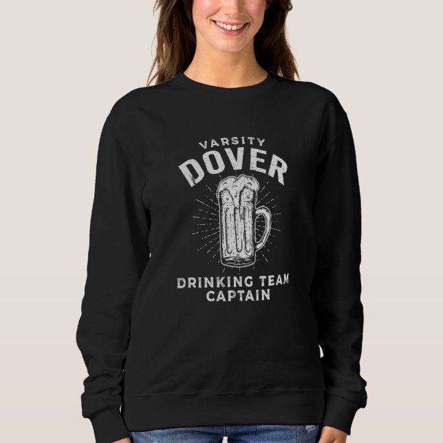 Sweatshirt Capitaine de l'équipe de boisson de Douvres Bière  (Devant)