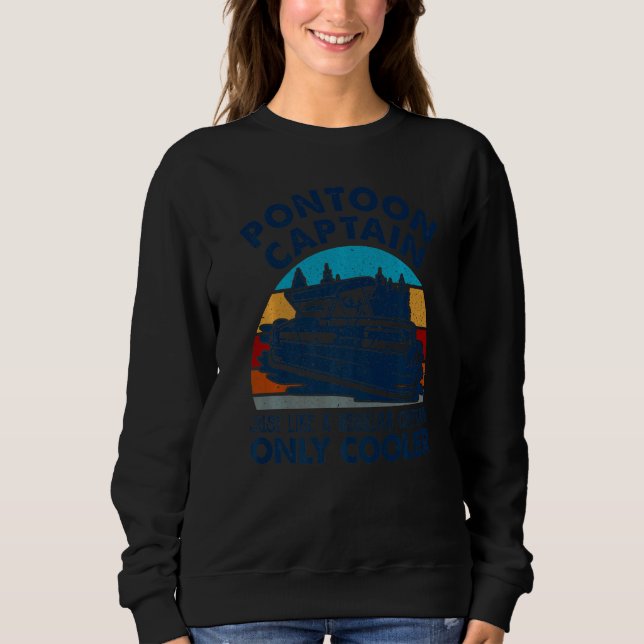 Sweatshirt Capitaine Ponton Comme Capitaine Régulière Seuleme (Devant)