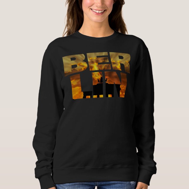 Sweatshirt Capitale de l'Allemagne Berlin (Devant)