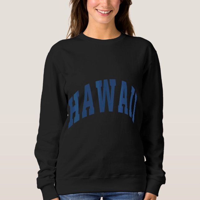 Sweatshirt Capitale vintage d'Hawaii (Devant)