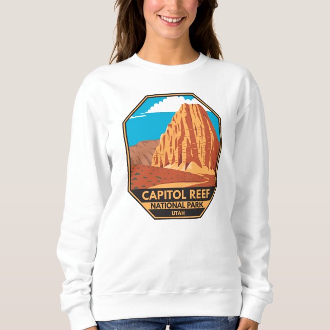 Sweatshirt Capitol Reef National Park Cathedral Valley Loop (Devant)