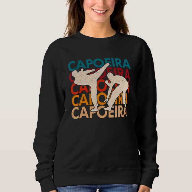 Sweatshirt Capoeira Brésil Danseuse Entraînement Martial Athl (Devant)
