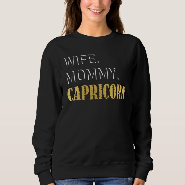 Sweatshirt Capricorn Zodiac Sign_7 (Devant)