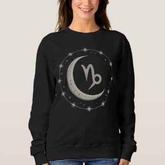 Sweatshirt Capricorne Lune : un symbole céleste