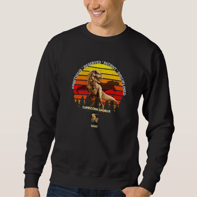 Sweatshirt Capricorne Saurus Zodiac Chèvre (22 déc. 19 janv.) (Devant)