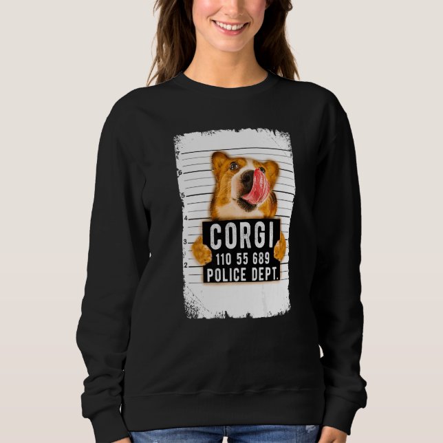 Sweatshirt Capture de boue de corgi (Devant)