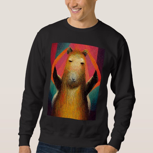 Sweatshirt Capybara Dancing Capibara Dance Dancer (Devant)