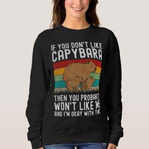 Sweatshirt Capybara Lover Cute Capibara Rodent Amoureux des a